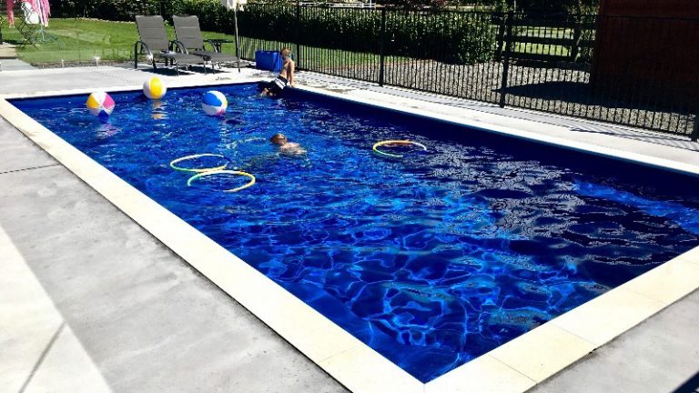 Blue Night fibreglass pool