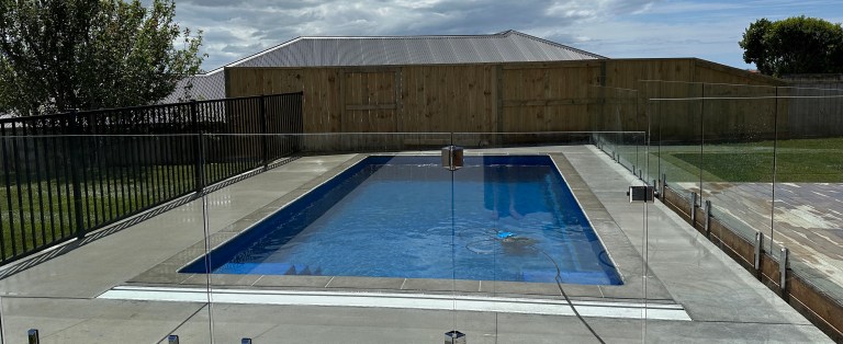 Blue Night fibreglass pool