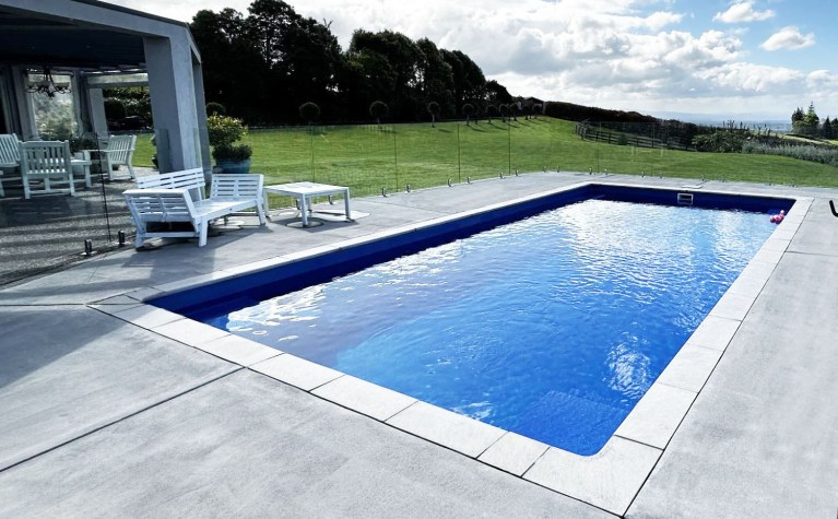 Blue Night fibreglass pool