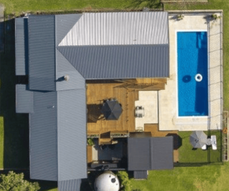 Blue Night fibreglass pool