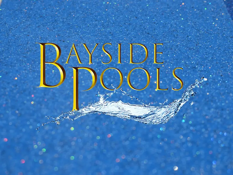 Clear blue water in a Bayside fibreglass pool