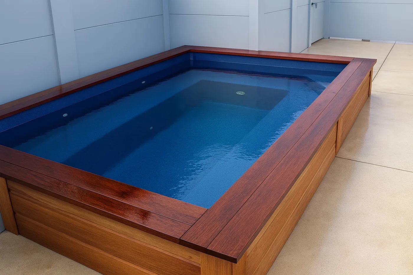 Tranquil fibreglass pool