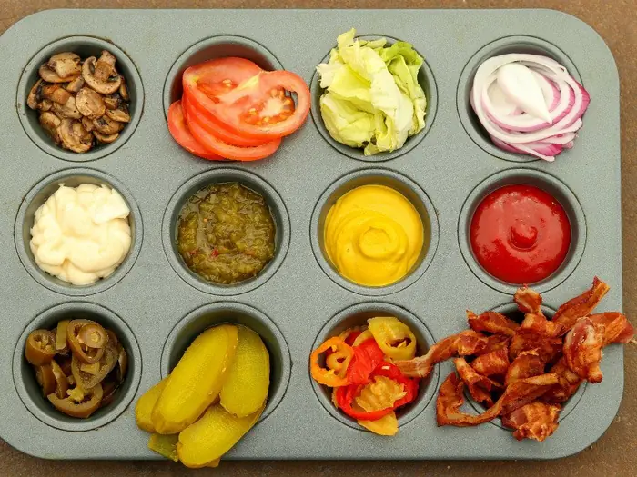 Muffin Tray Condiments