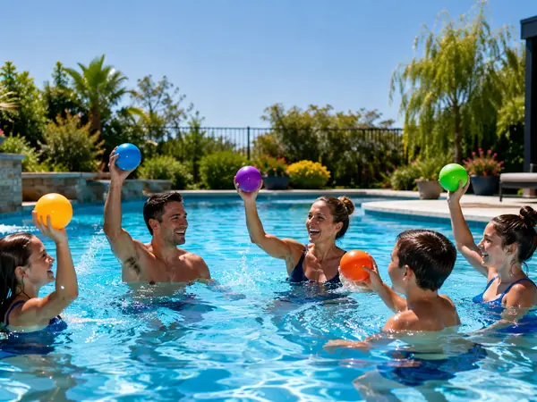 Poolside Synchronized Swimming